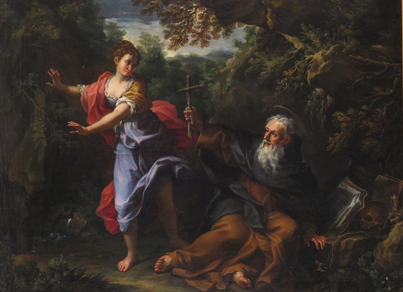 The Temptation of St. Anthony by Giovanni Odazzi