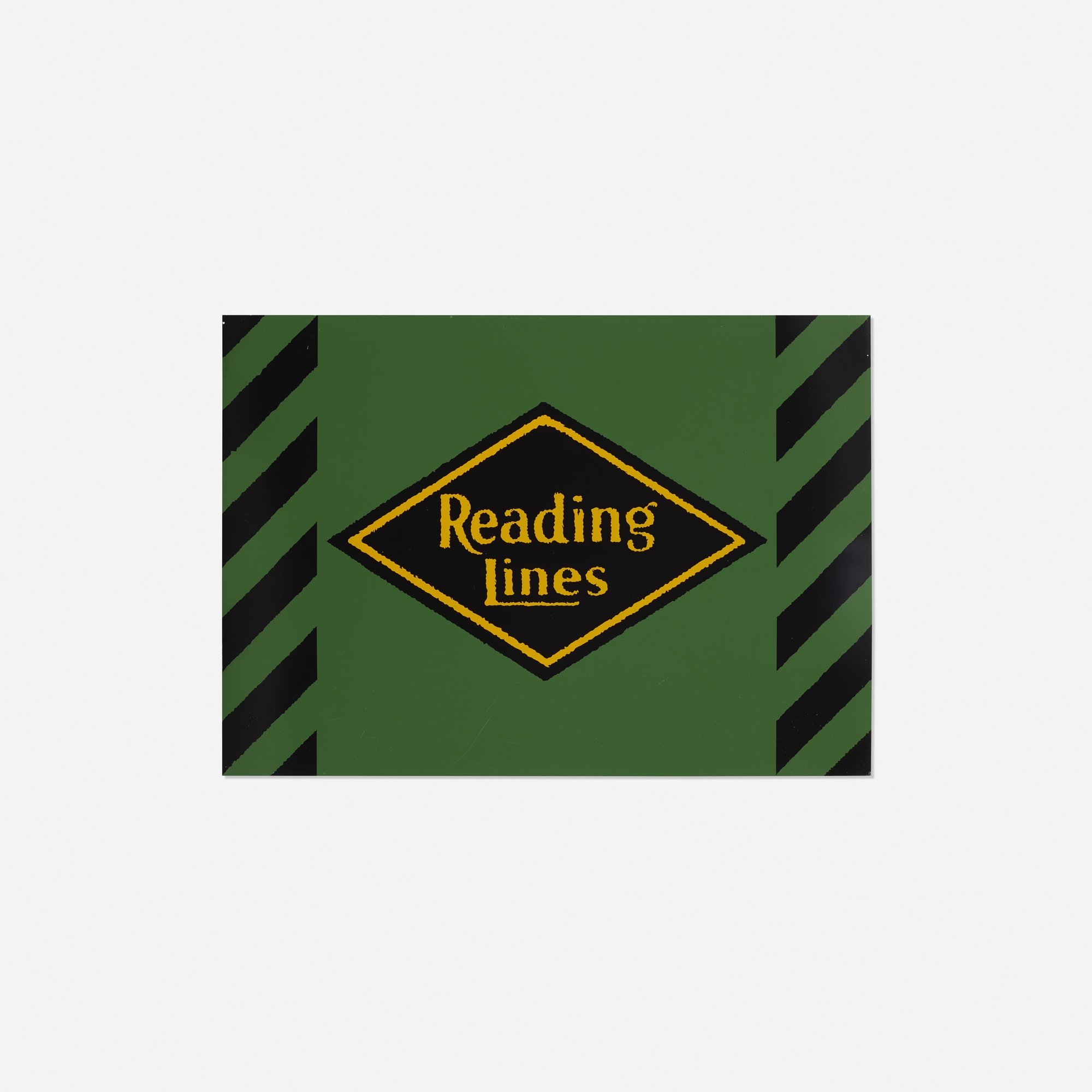 Robert Cottingham Reading Lines (1987) MutualArt