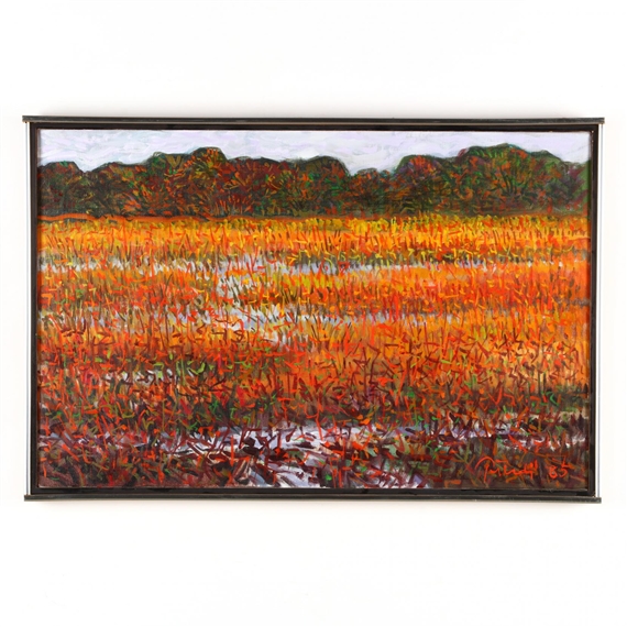 Wetland Gold III by Gabor Peterdi, 1985