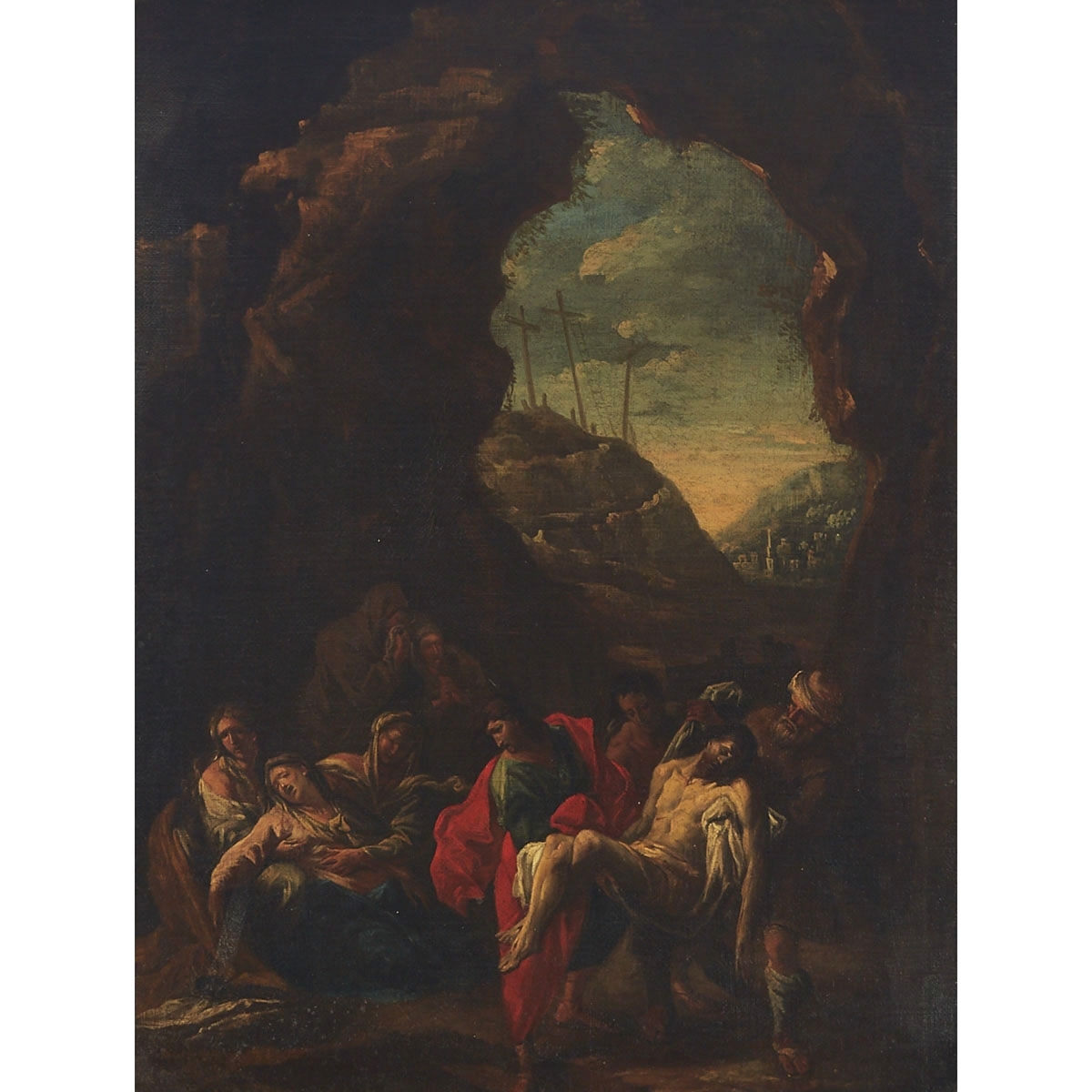 The Entombment Of Christ by Nicolas Poussin