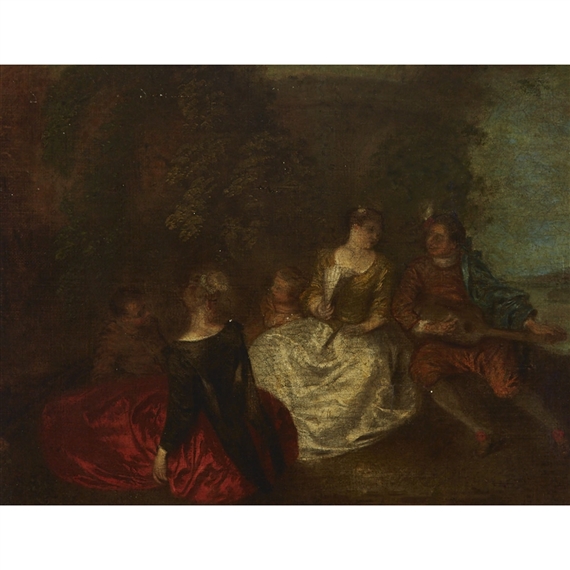Fete Champetre by Jean-Antoine Watteau, 1717