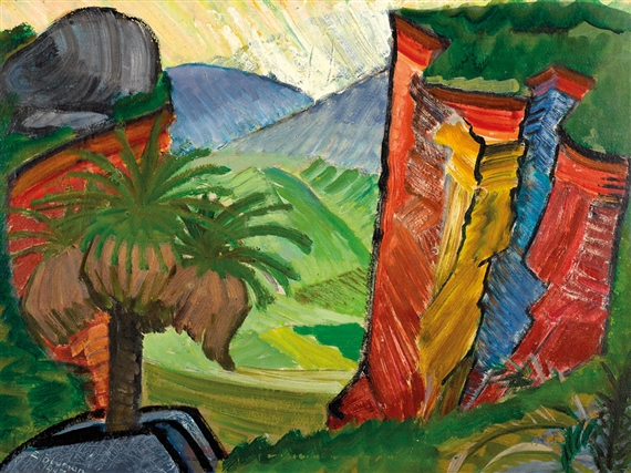 Abandoned Quarry in the Darling Ranges by Elise Blumann, 1947