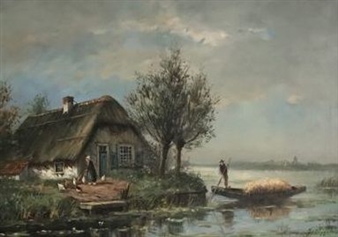 Landschap - Johan Victor van Diggelen