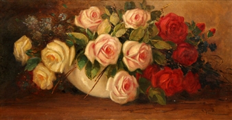 Bodegón de Rosas - Cristóbal Gómez