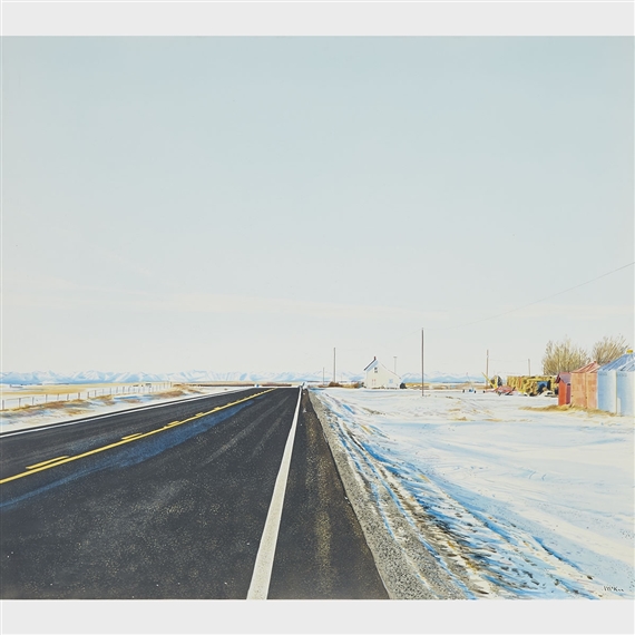 CLEAR BLUE WINTER SKY by John McKee