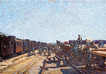 At the Russian front line - Endre Nagy