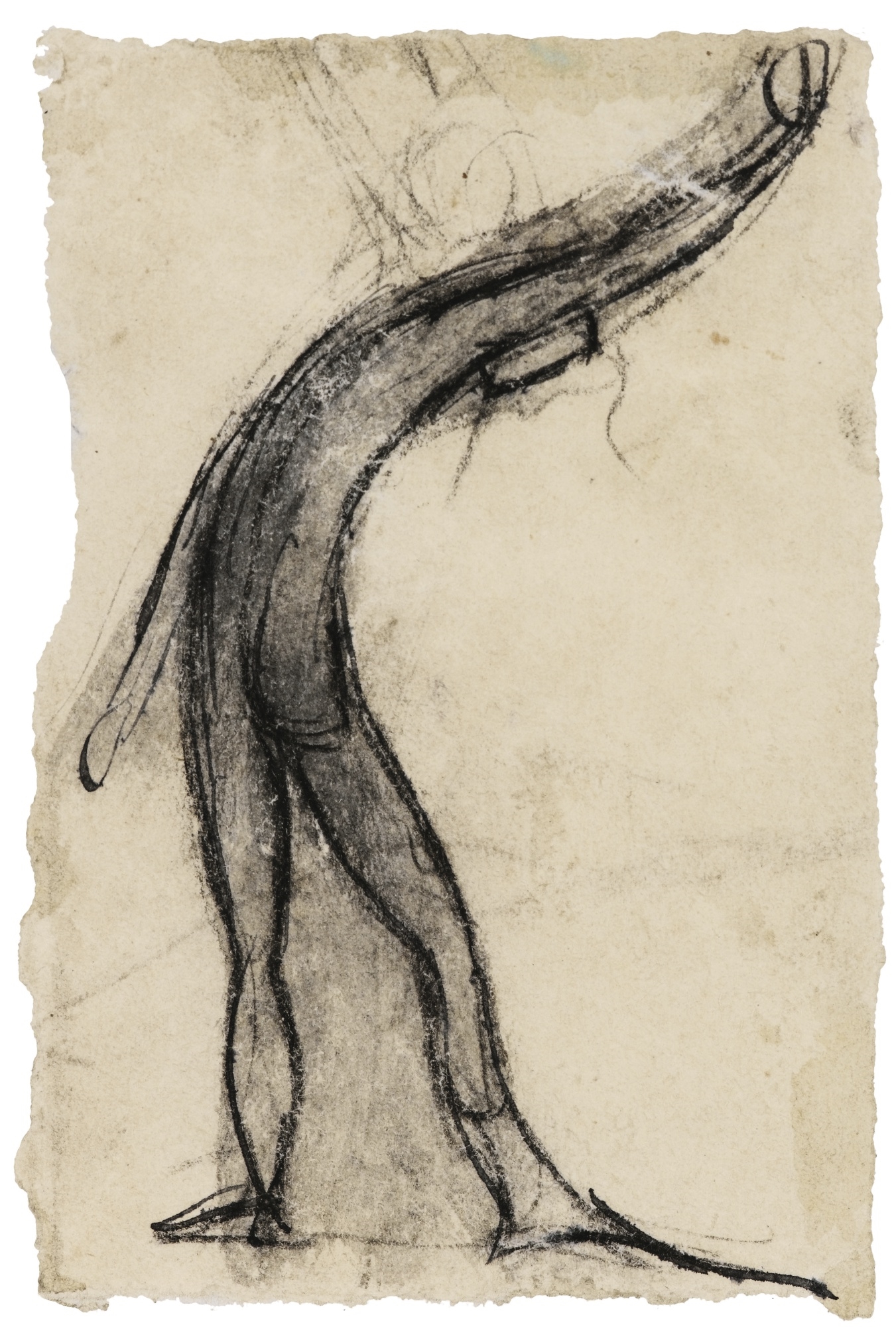 Auguste Rodin | HOMME NU DE DOS, COURBÉ VERS LA DROITE (1873 - 1876 ...