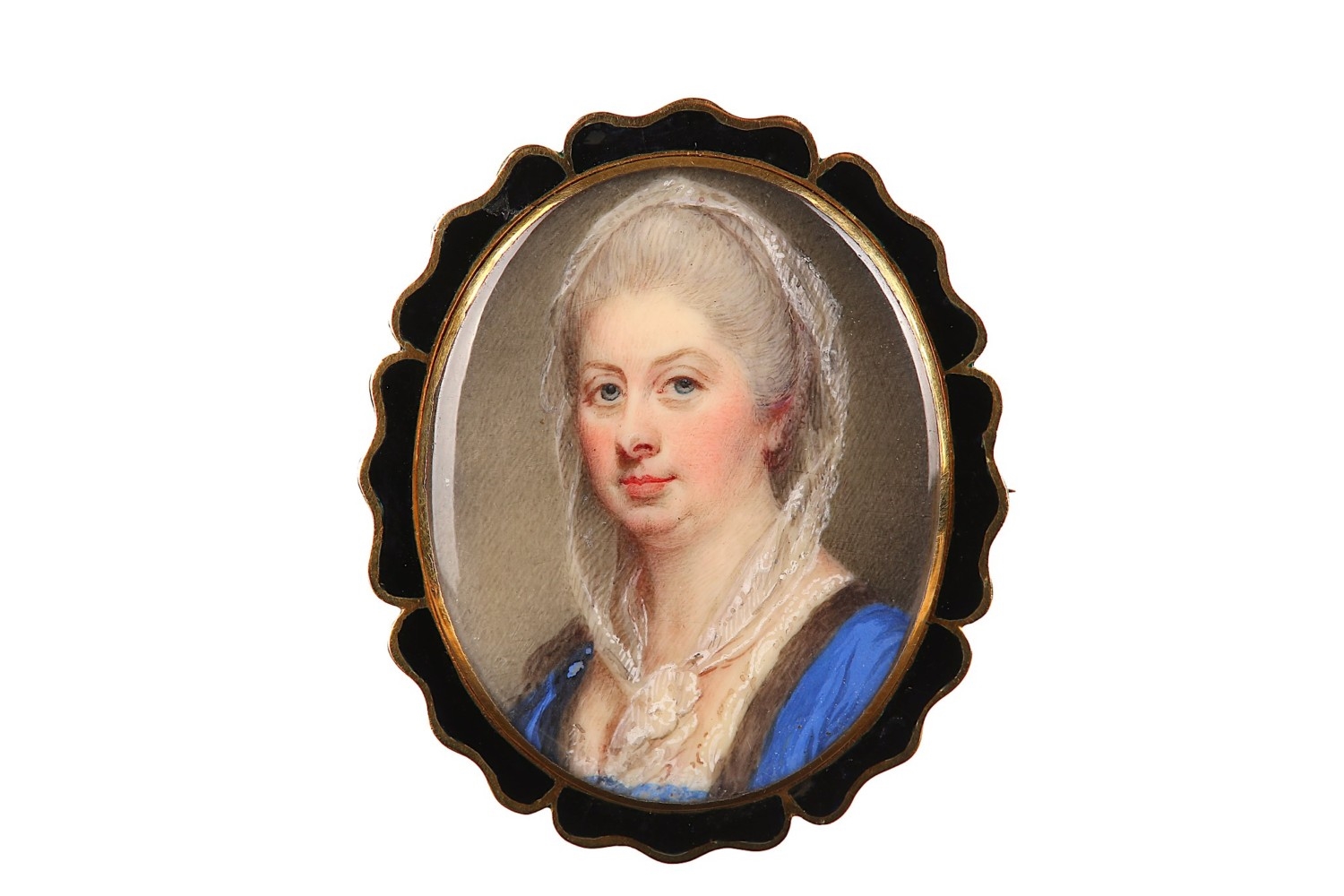 Artwork by Jeremiah Meyer, Portrait miniature of a Lady, Made of Watercolour on ivory