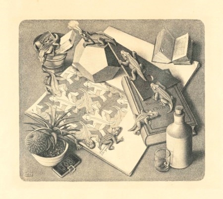 Reptiles by Maurits Cornelis Escher, 1943