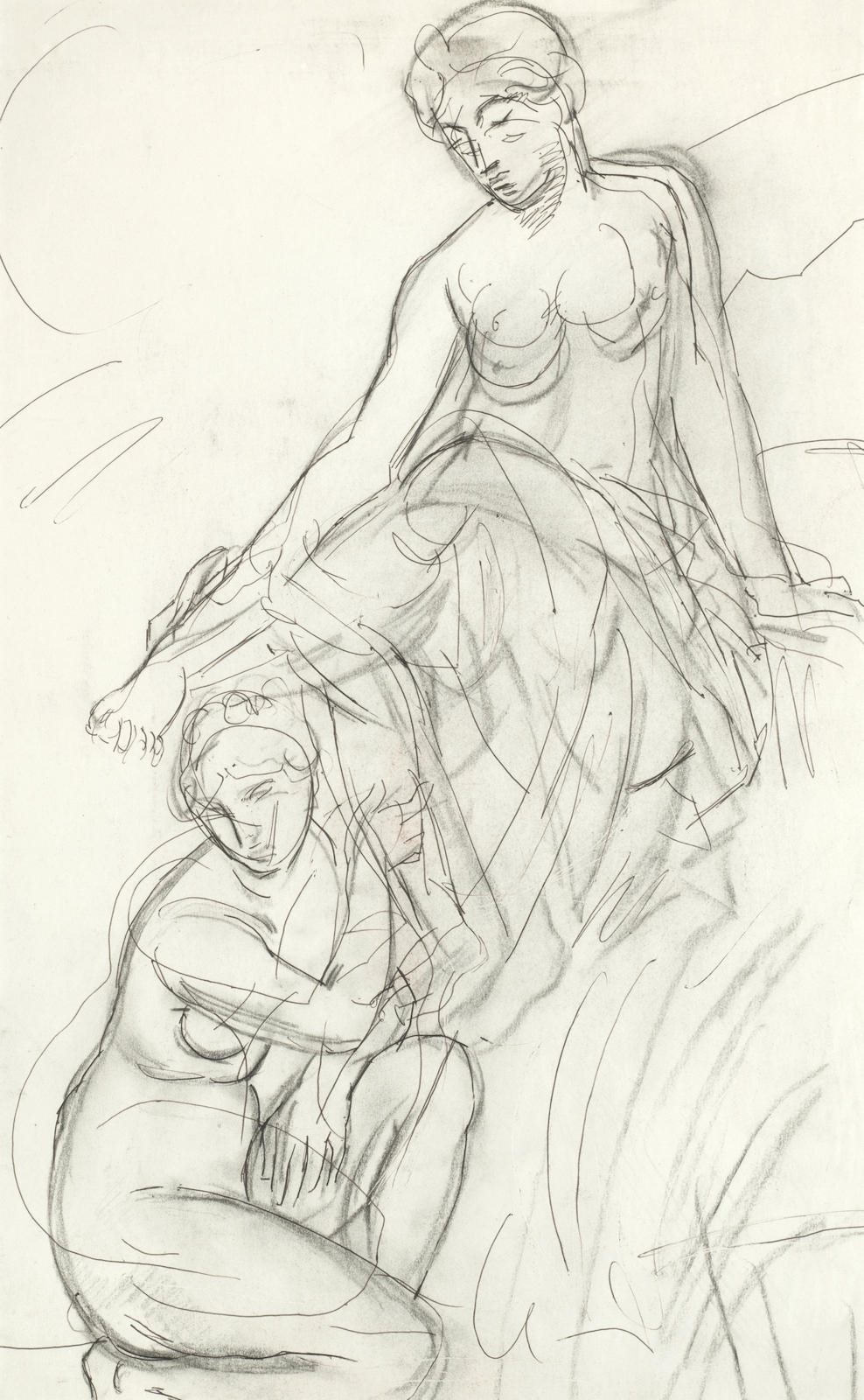 Two Female Figures by Duncan Grant, circa the 1930s