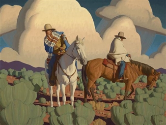 Logan Maxwell Hagege: Where Land Meets Sky - Gerald Peters Gallery, New York