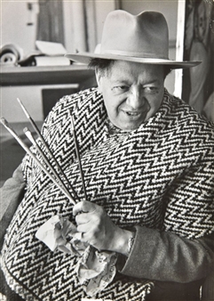 Diego Rivera including Life Photo by Leonard McCombe and Life Print by Al Asnis - Leonard McCombe