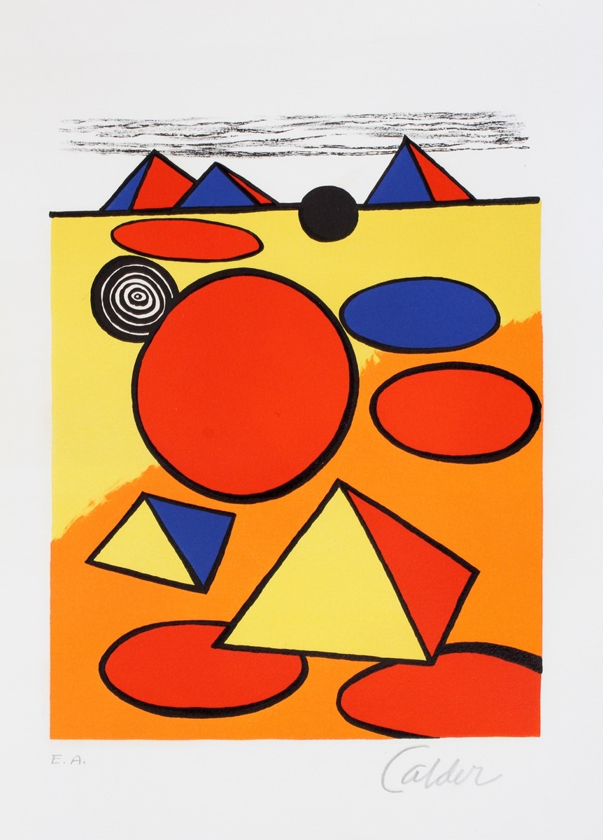 Alexander Calder | Pyramids & Circles | MutualArt