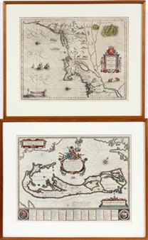 2 Works: Nava Belgica, Mappa Aestivarum - Willem Blaeu