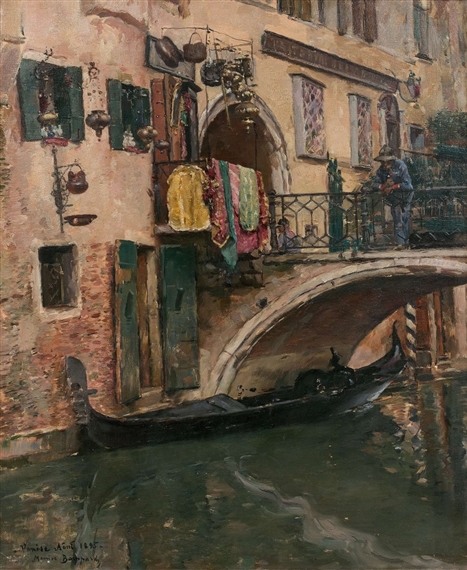 Canal à Venise by Maurice Bompard, 1895