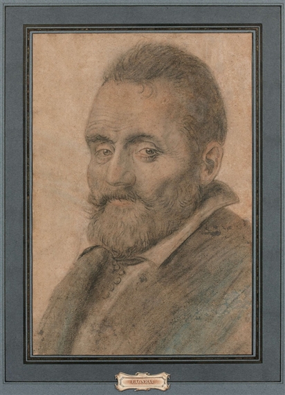 Portrait d'homme barbu by Nicolas Lagneau