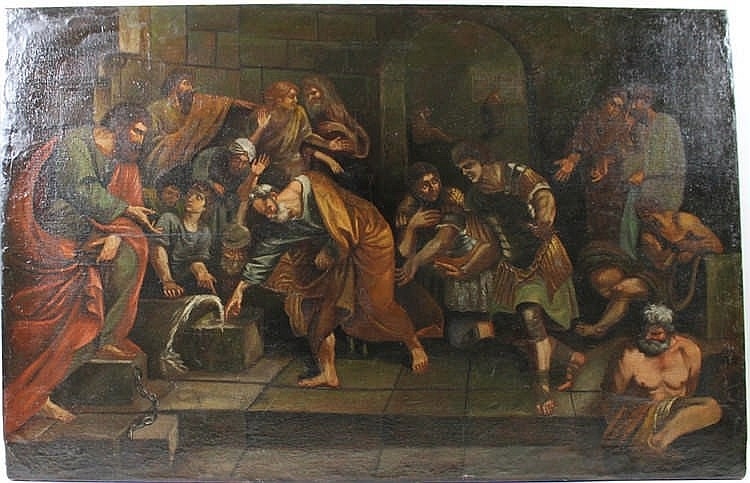 Continental School, 18th Century | St. Peter's Last Miracle, in ...