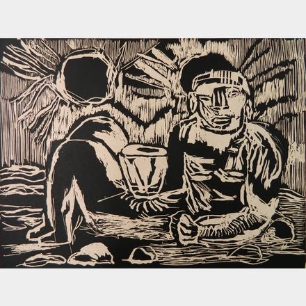 Two Suns by Roberto Juarez, 1983