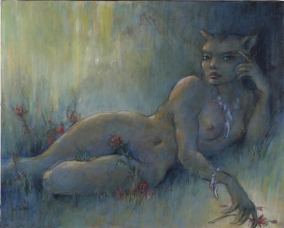 Jungle dream by Francis de Lassus Saint-Geniès