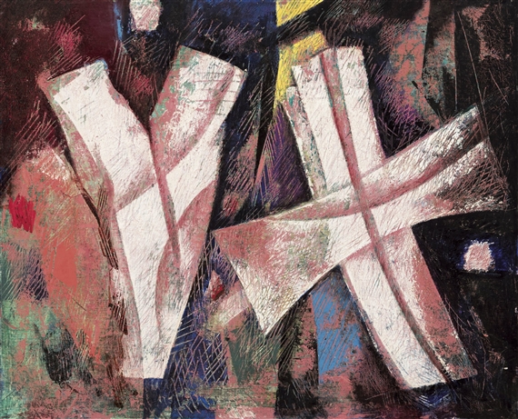 Composition by Theodor Werner, 1958