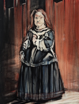 Study after Velázquez - Ann Mandelbaum