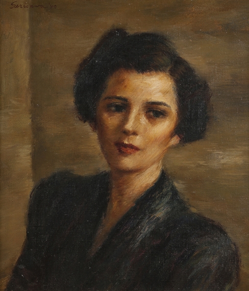 Portrait of Mrs. James Tyrell by Sueo Serisawa