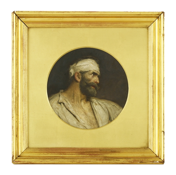 John Watson Nicol A BEARDED MAN, FROM 'THE REVENGE' BY TENNYSON MutualArt