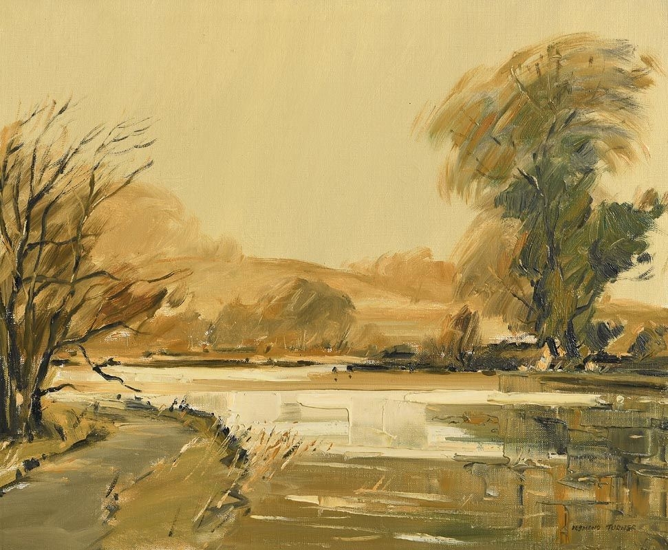 Desmond Turner The Lagan at Stranmillis (1970) MutualArt