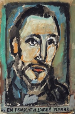 Georges Rouault | En pensant à l'Abbé Pierre (1954) | MutualArt