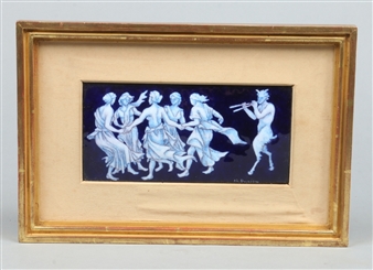 Depicting Pan and the Nymphes - Christiane Dujardin