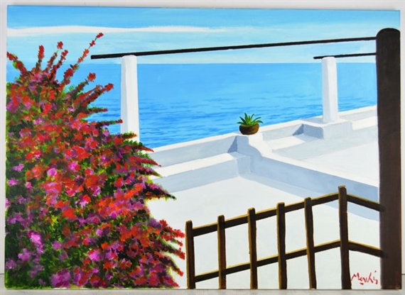 Terrazza a Panarea by Renzo Meschis, 2017