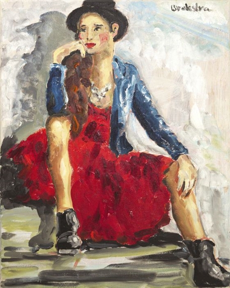 Meisje met spijkerjack by Anke Brokstra, 2017