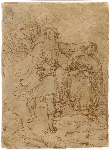 The Sacrifice of Isaac by Jacopo Chimenti