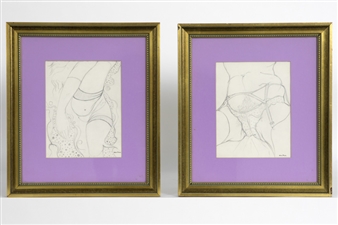 twee tekeningen - Johan Rahm