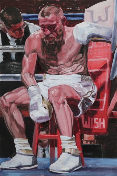 'Between rounds' by Jerry Mangelschots, 2018