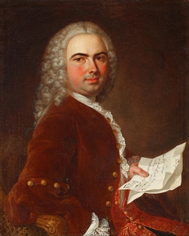 A portrait of a gentleman - Jean César Fenouil