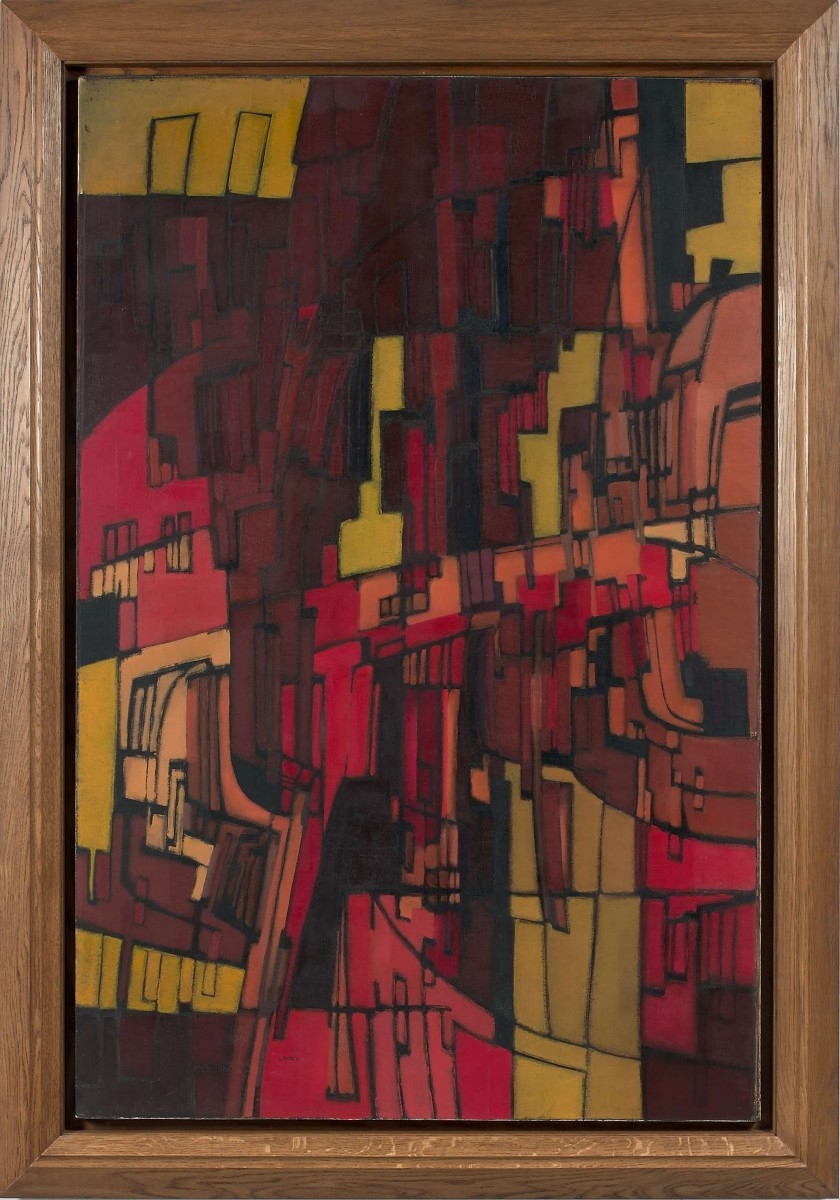 Artwork by César Baldaccini, SANS TITRE, Made of Oils on canvas