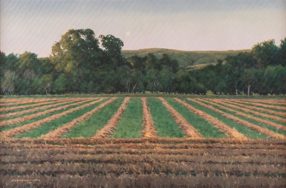 Moon, Cottonwood and Hay - Dan Dernovich