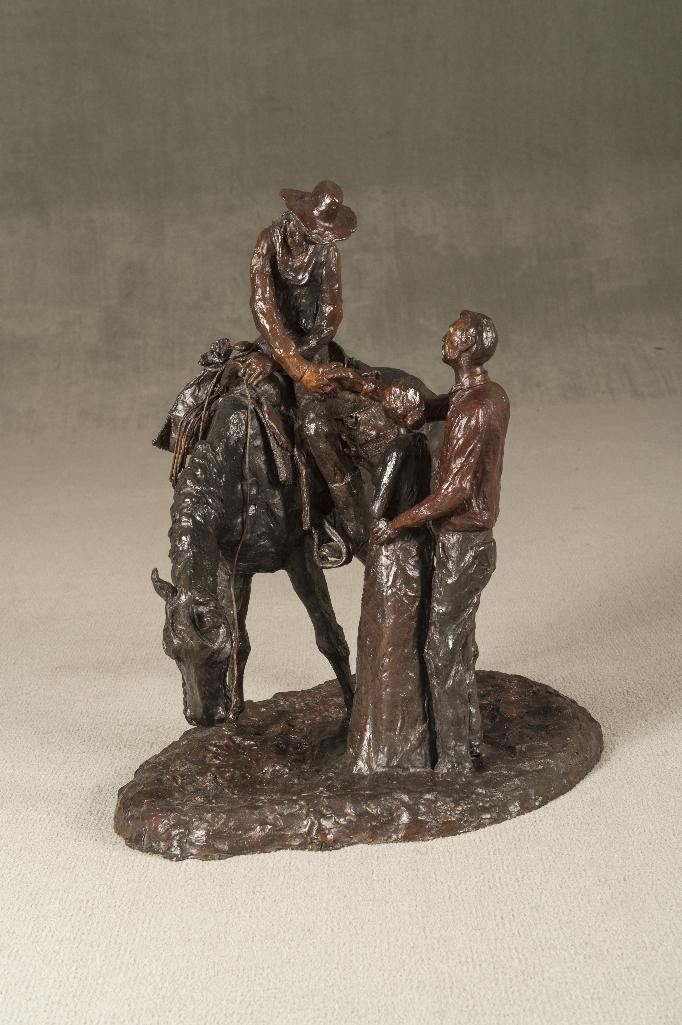 Artwork by Robert Scott Temple, Home, Made of bronze