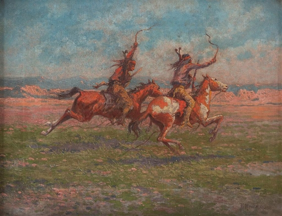 Race to Camp by William Meuttman, 1915