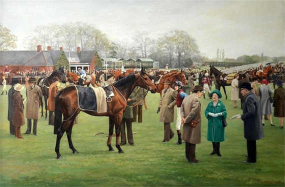 25th Whitbread Gold Cup, Sandown Park by Ruth Gibbons, 1981