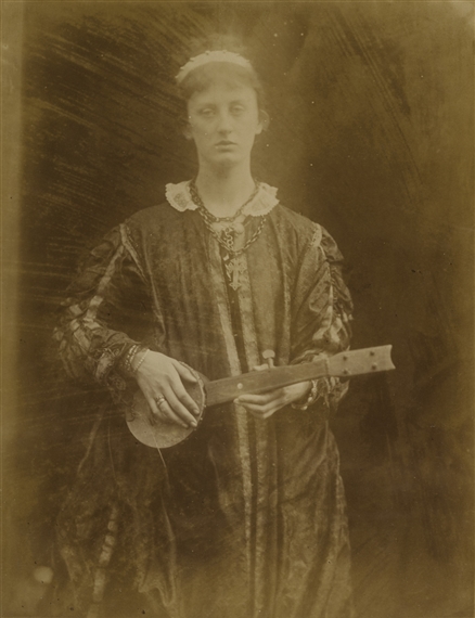 TEARS FROM THE DEPTH OF SOME DIVINE DESPAIR (MAY PRINSEP) by Julia Margaret Cameron, 1875