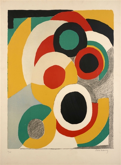 Ballons Jaunes by Sonia Delaunay, Circa 1970
