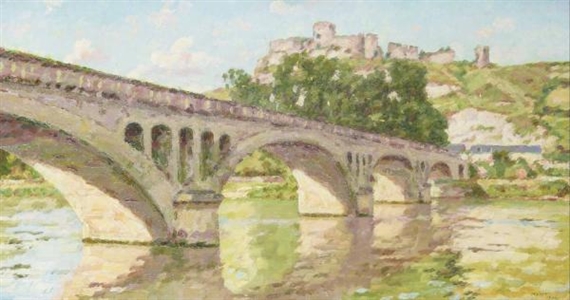 Le château des Andelys by Émile-Louis Méret, 1906