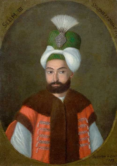 French School, 18thCentury | Portrait of the Ottoman Sultan Selim III ...