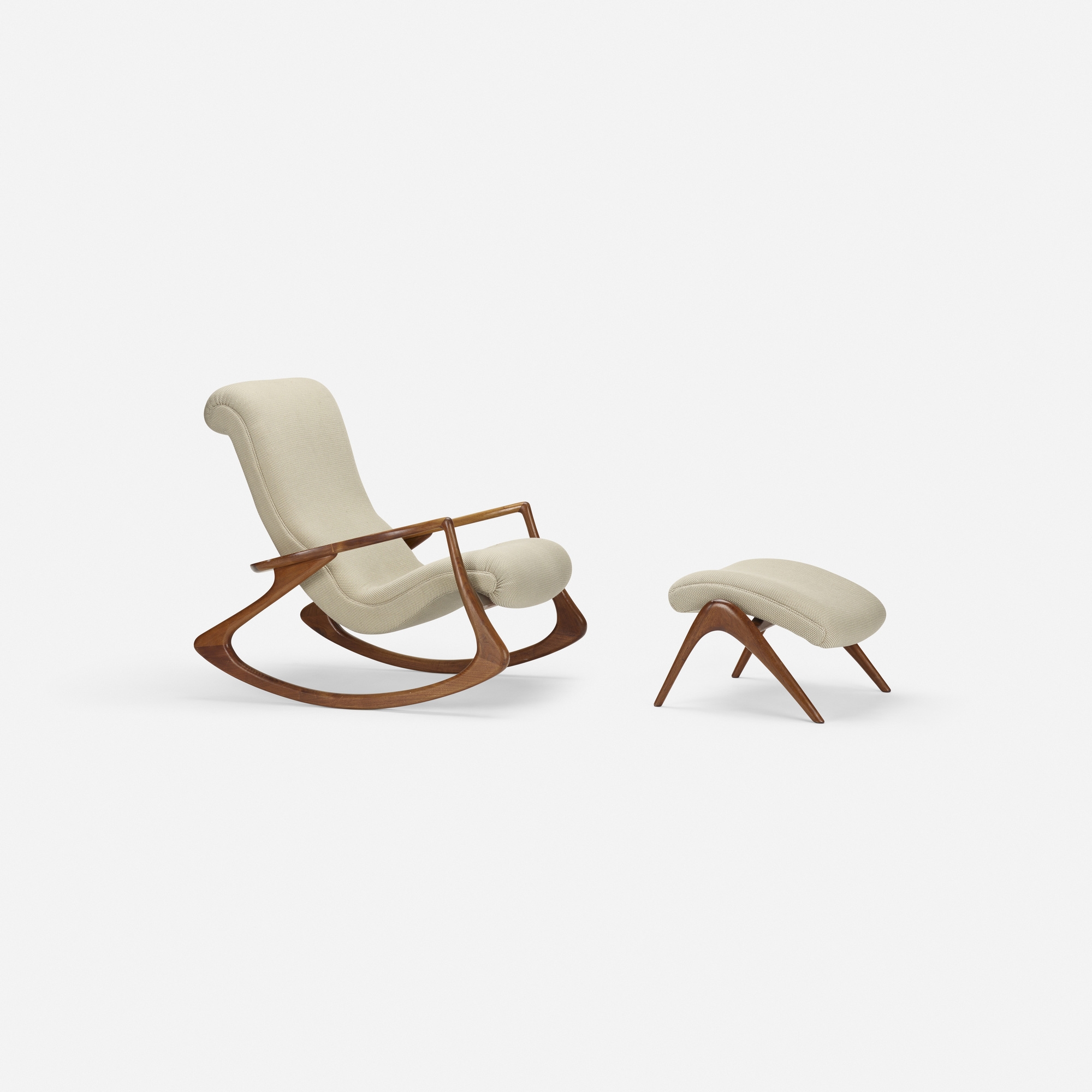 Vladimir Kagan | CONTOUR ROCKING CHAIR, MODEL NO. 175-F (1953) | MutualArt