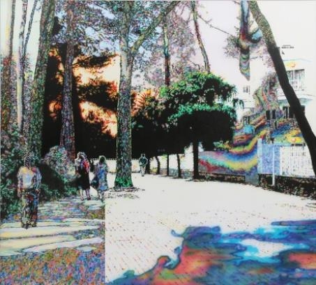 Artwork by Christina Malbek, Move, Made of Oil on canvas