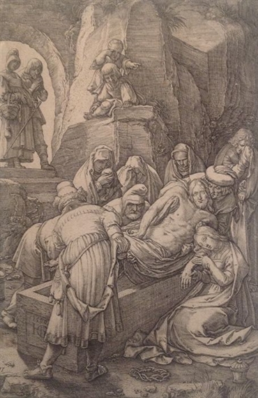 "Deposizione di Cristo" by Hendrick Goltzius, 1596