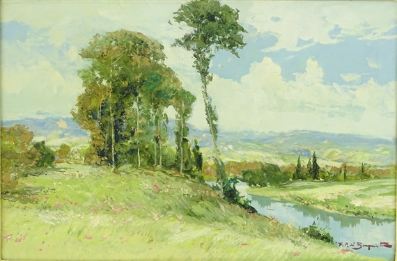 Rural landscape by Francesco Pablo de Besperato