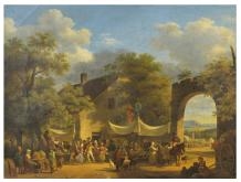 La Fête de village by Jean Francois Demay, 1830